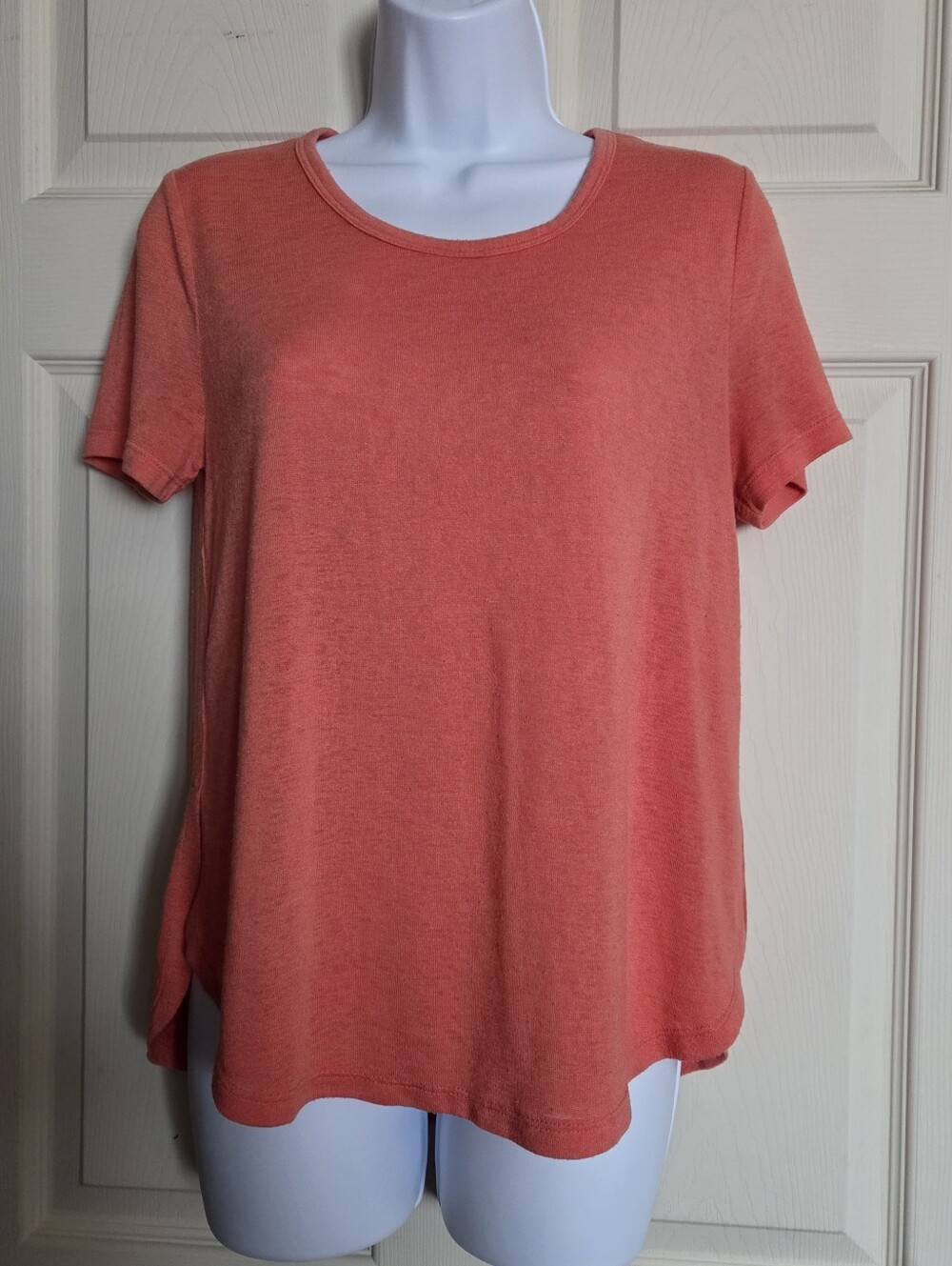 Athleta Women's Coral Short-Sleeve Scoop Neck Top Suze Small